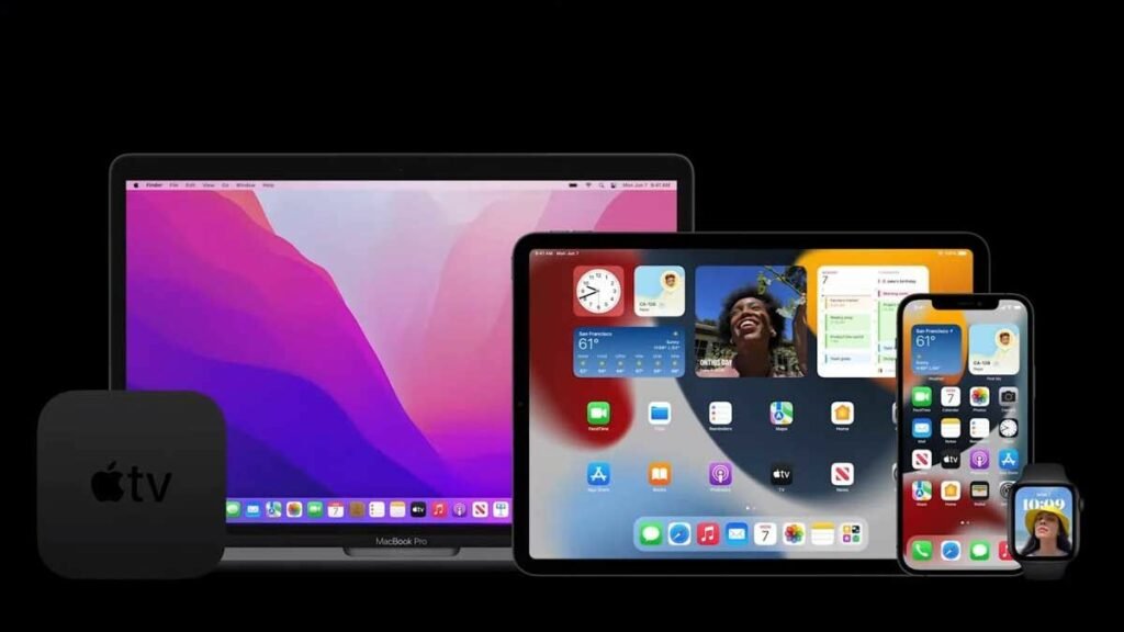 iOS و iPadOS و MacOS
