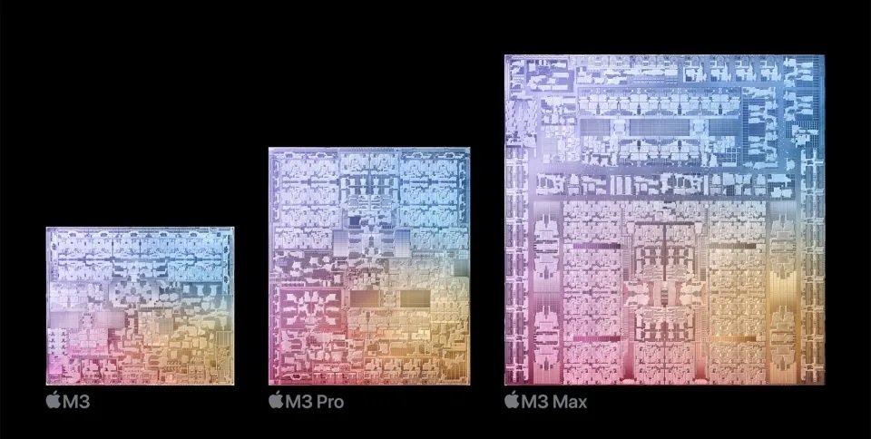 مشخصات پردازنده‌های سری M3 اپل