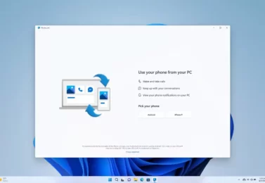 مایکروسافت برنامه Phone Link ویندوز ۱۱ را به کاربران آیفون ارائه می‌دهد